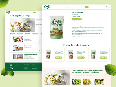 Ecommerce - La Vega - Product detail - Recipes