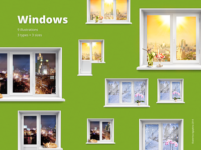 27 Illustration of windows branding construction corporate e commerce illustration marketing oldschool photoshop skeuomorphism webdesign