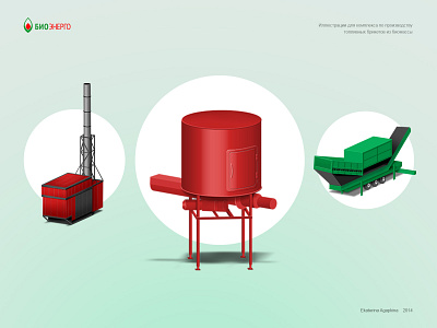 40 bioenergy production illustration construction corporate illustration industry infographic oldschool photoshop vector