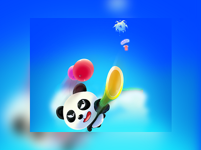 panda icon illustration