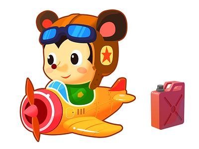 mouse，plane icon logo