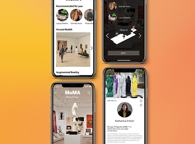 MoMA virtual museum experience app art design museum ui ux
