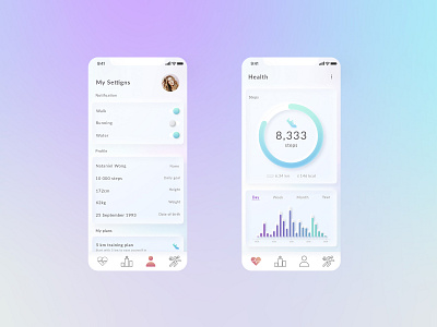 Health app/ UI design