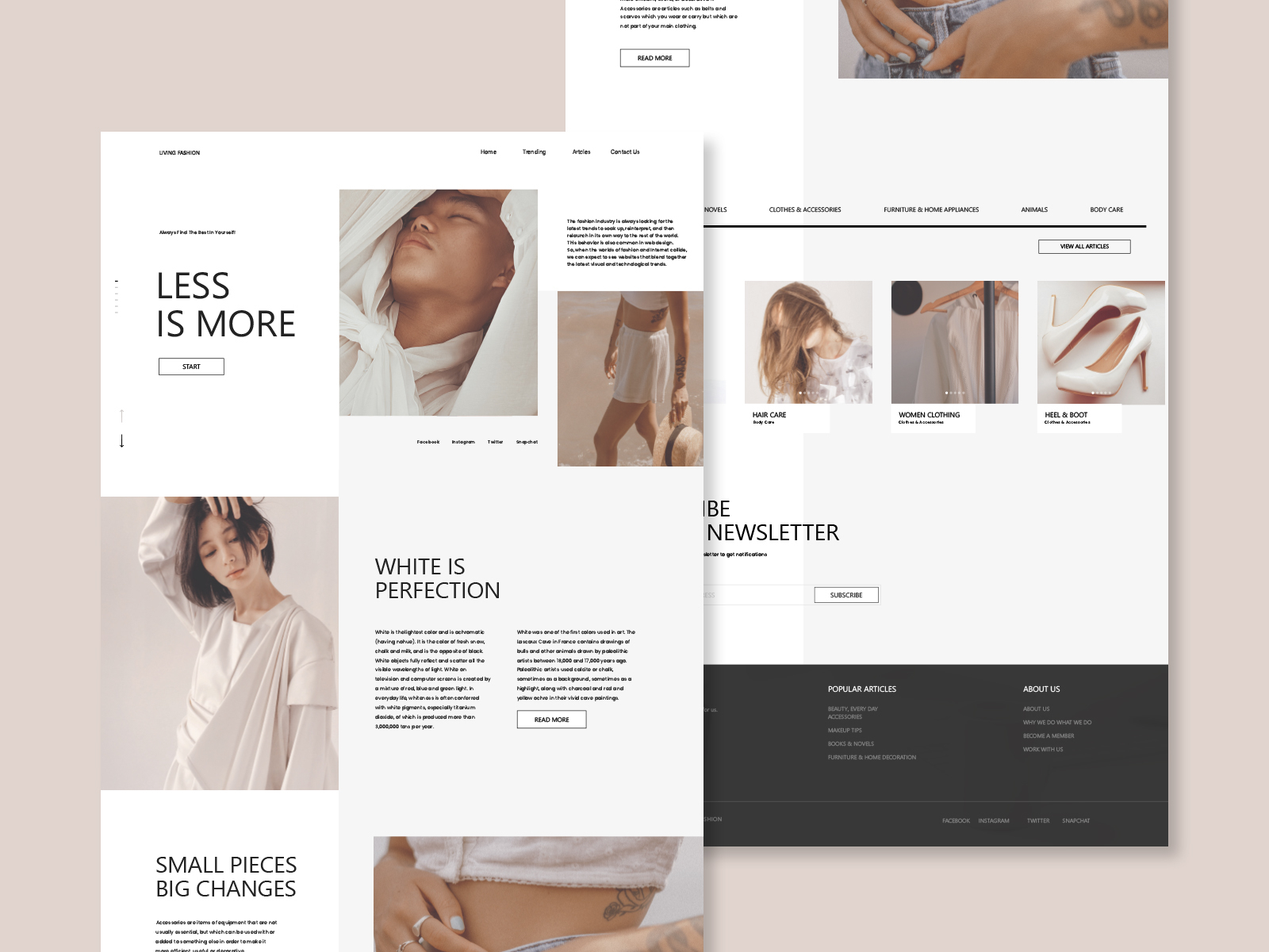 Less is more by Marija on Dribbble