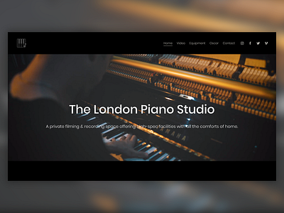 Website Design - The London Piano Studio