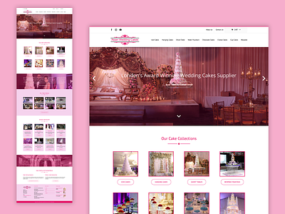 Branding, Website Design & Development - Wedding Cake Ecommerce
