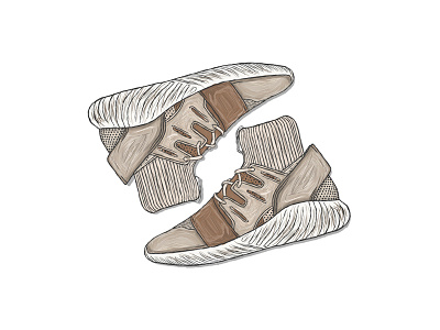 Adidas Tubular Doom adidas footwear illustration sketch sneakers trainers tubular