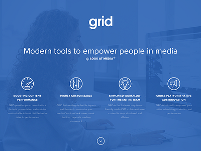 Grid Landing promo site tools