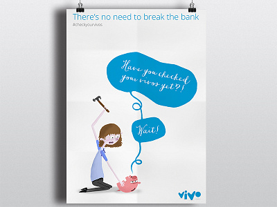 Student Engagement Poster 1/6 illustration piggy bank poster students vivo