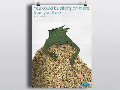 Student Engagement Poster 2/6 dragon illustration poster students