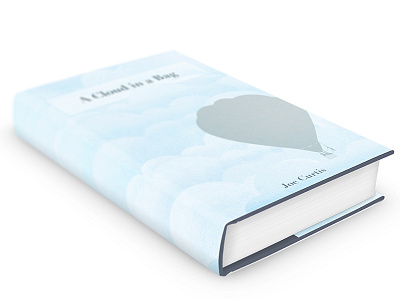 A Cloud in a Bag book cover book design hot air balloon