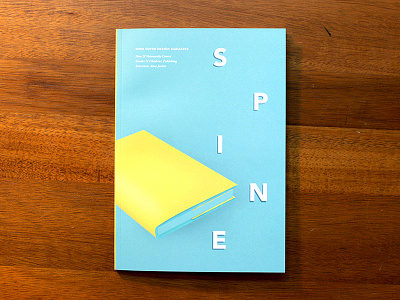 Spine issue 3: it's arrived! book book cover design book design cover cover design design illustration magazine noteworthy spine