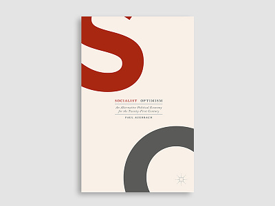 Socialist Optimism book book cover design cover cover design optimism typography