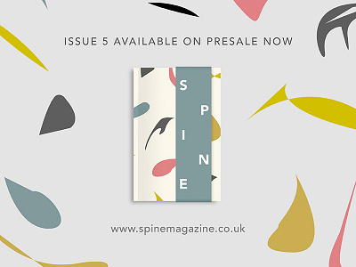 Spine Issue 5 book book cover design books colourful cover design cut out graphic design independent magazine magazine minimal shapes