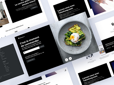 TakeAway modern adobe adobe xd branding design flat design flatdesign food food and drink hello hello dribble hello world hellodribbble ui website