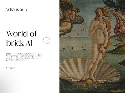 What is art ? - Header section art design header museum serif web