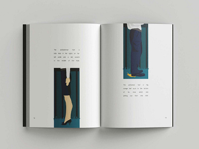 The Curious Incident of the Dog in the Night Time book book layout book layout design flat illustration graphic design illustration illustrations illustrator indesign mockup police police officer typography