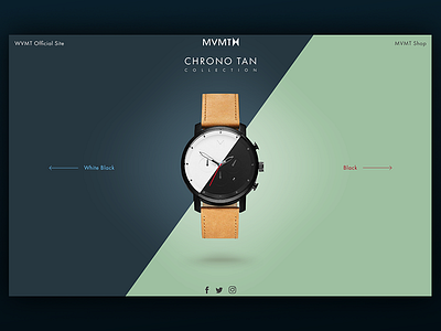 Landing Page — Day 003. #dailyui dailyui digital landing page ui watch web