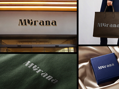 Mirana Logo Design branding design graphic design logo design mockup