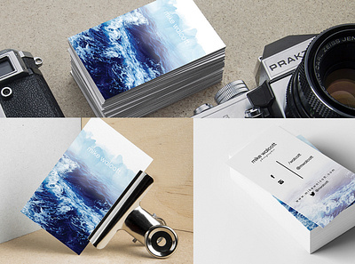 Photography Business Card business card design graphic design mockup