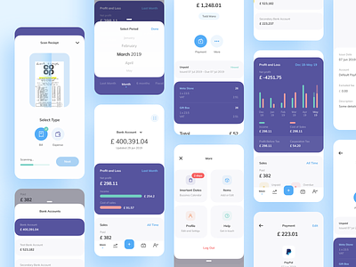 Personal finance app UI map account amount app balance banking charts cuberto finance graphics icons illustration ios mobile reciept sales scan statistics ui ux