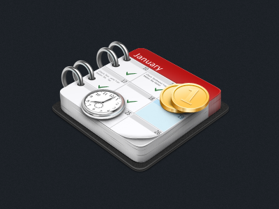 Calendar icons cuberto icon windows