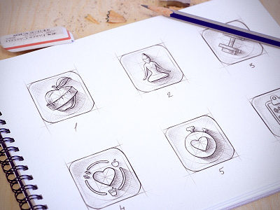 Sketches for iOS icon