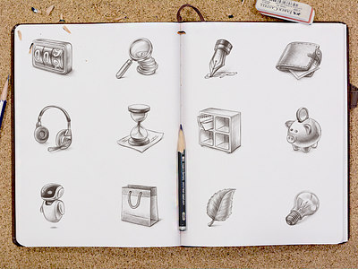 Web icons cuberto emai graphics icons illustration pencil sketches
