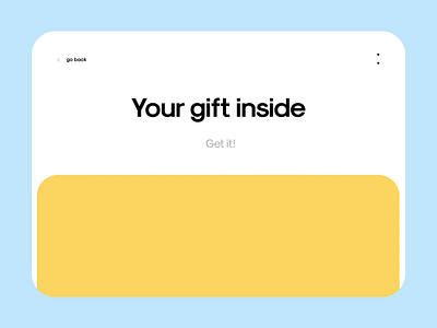Gift Giving Interaction animation circle cuberto cursor emoji gift giving graphics icons interaction interface present ui ux