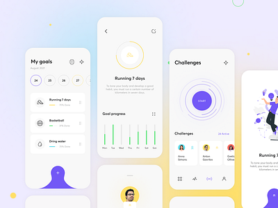 Motivation App Design by Cuberto on Dribbble