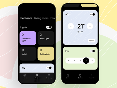 Smart House App app control cuberto design house interface design mobile smart ui ui design usability design user experience ux