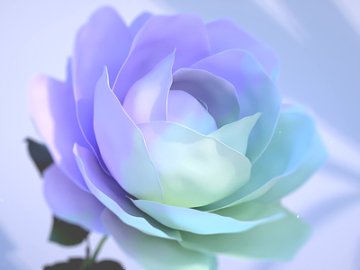 Blooming 3D effect 3d animation art blender blooming cinema 4d cuberto effect flower graphics icons illustration purple render rose ui ux