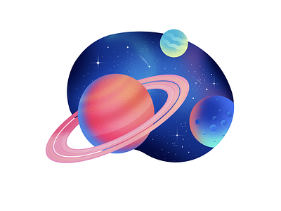 Cuberto's site illustration #3 branding cuberto graphics icons illustration logo planet sketch ui ux web