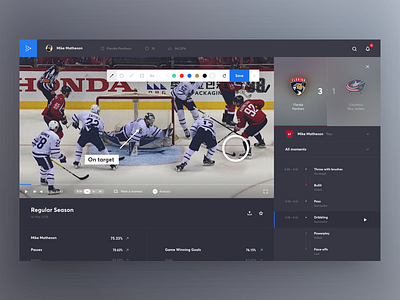 Ice Hockey Match Analysis UI