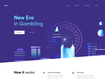 ICO Landing Page for Gambling