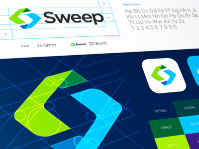 Sweep Logo Design branding cuberto graphics icons illustration logo sketch ui ux web