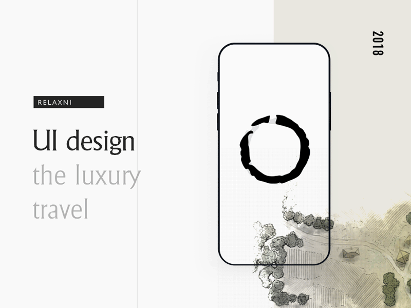 Luxury travel UI cases app case cuberto design graphic luxury sketch travel ui design ux web