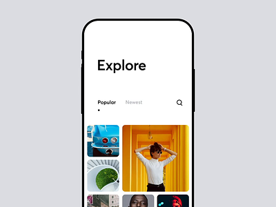Multi search by categories app categoies cuberto explore icons ios multi photo search structure ui ux