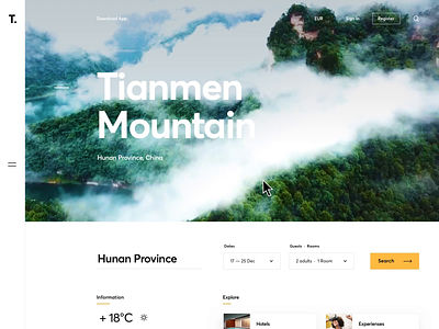 Mountain Excursions Menu category cuberto design excursion graphics hamburger hover icons menu mountain order smooth ui ux website