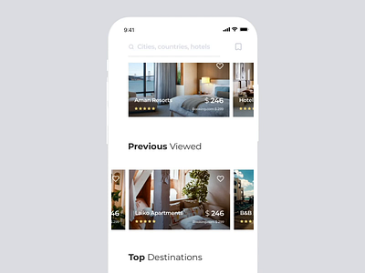 Real Estate App / Search process app booking cuberto date design filter guest hotel icons illustration mobile photo real estate search ui ux