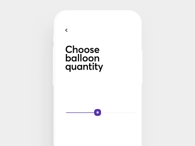 Balloon Slider Control after effects animation app balloon control cuberto design icons mobile motion quantity slider ui ux