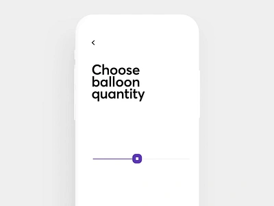 Balloon Slider Control after effects animation app balloon control cuberto design icons mobile motion quantity slider ui ux