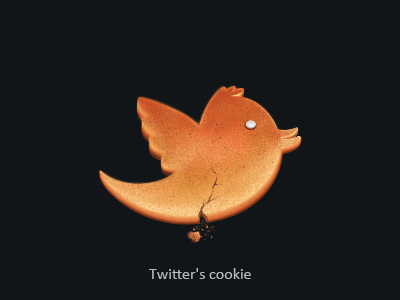 Twitter's Cookie cuberto icon icons