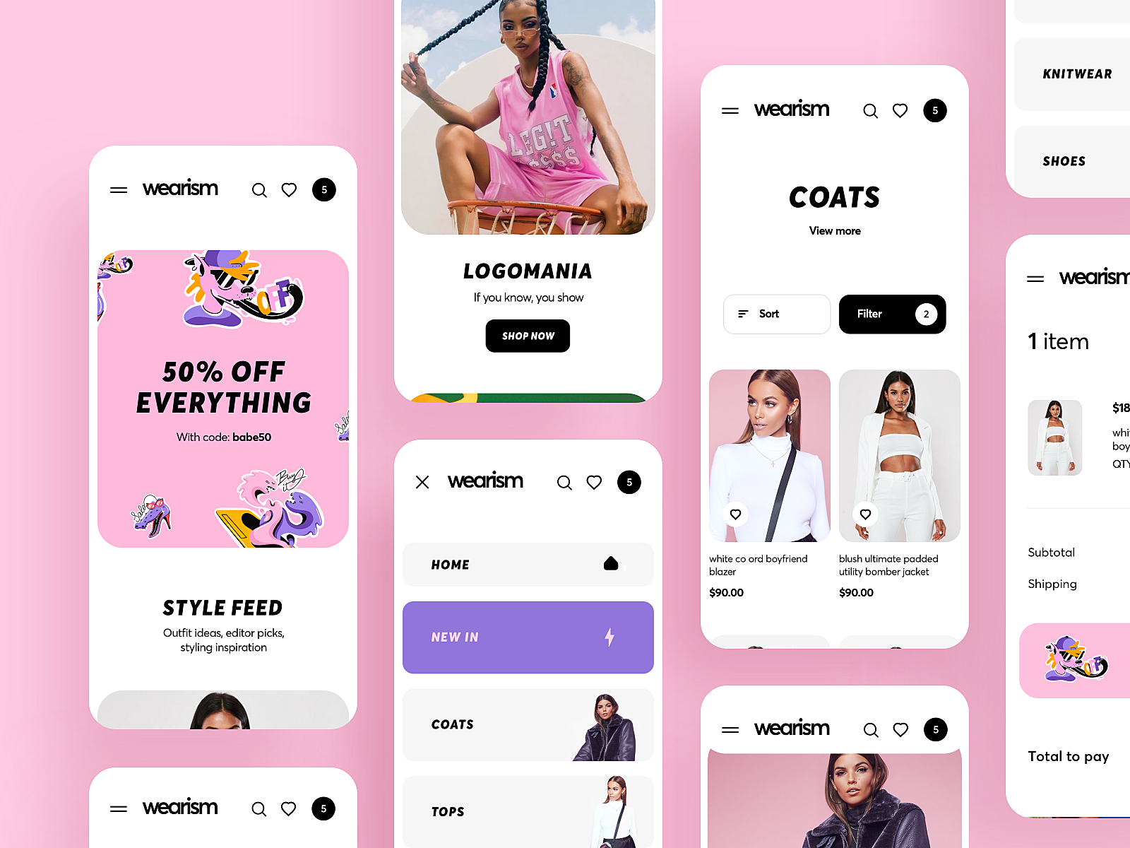 Shop Women s Clothing  App  Design  by Cuberto on Dribbble