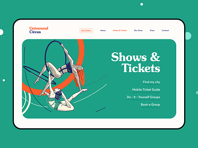 World Touring Circuses Landing Page