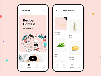 Vacation House Cooking Mobile App Design