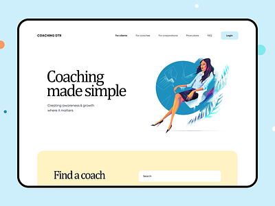 Management Training Courses for Women business coaching course cuberto design entrepreneur graphics illustration interface managment mission platform training ui ux web woman