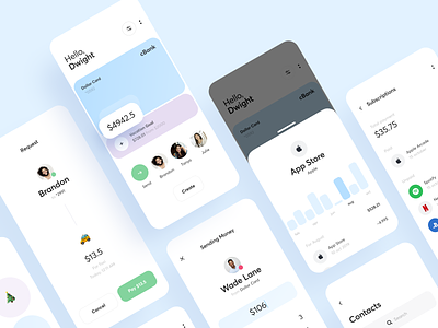 Transfer Money UI map amount app banking budget charge cost cuberto finance graphics history icons illustration ios mobile money transaction transfer ui ux