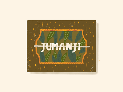 Jumanji board game colourful design fun illustration jumanji procreate texture