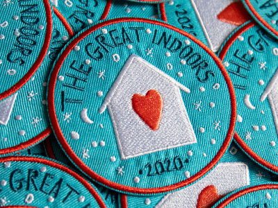 The Great Indoors 2020 Patch colourful design fun illustration patch design patches procreate product type